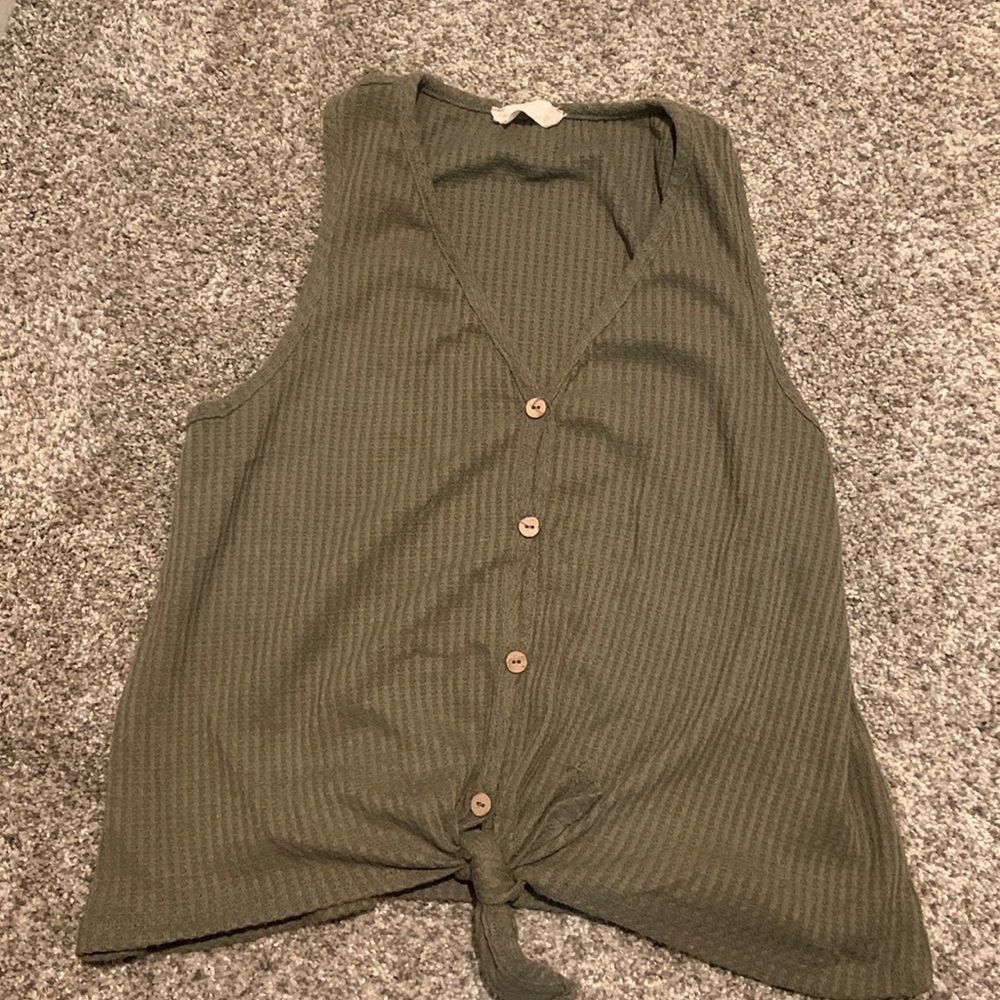Altar’d State olive green tank top